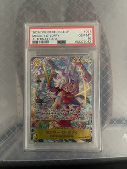 Monkey D. Luffy Alternate Art Secret Rare (EB04-061)PSA10
