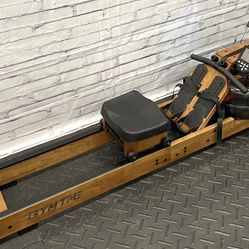 GYMTIME Wood Row Machine Exercise Water Rowing Fitness Training Trainer Crossfit