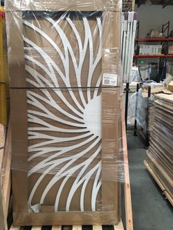 Beautiful custom security door frame and screen 36"x80"