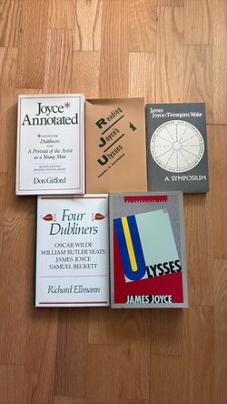 James Joyce assorted books lot