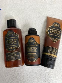 Bath & Body Works Crafted Cognac 3-Piece Set Men’s Bodycare