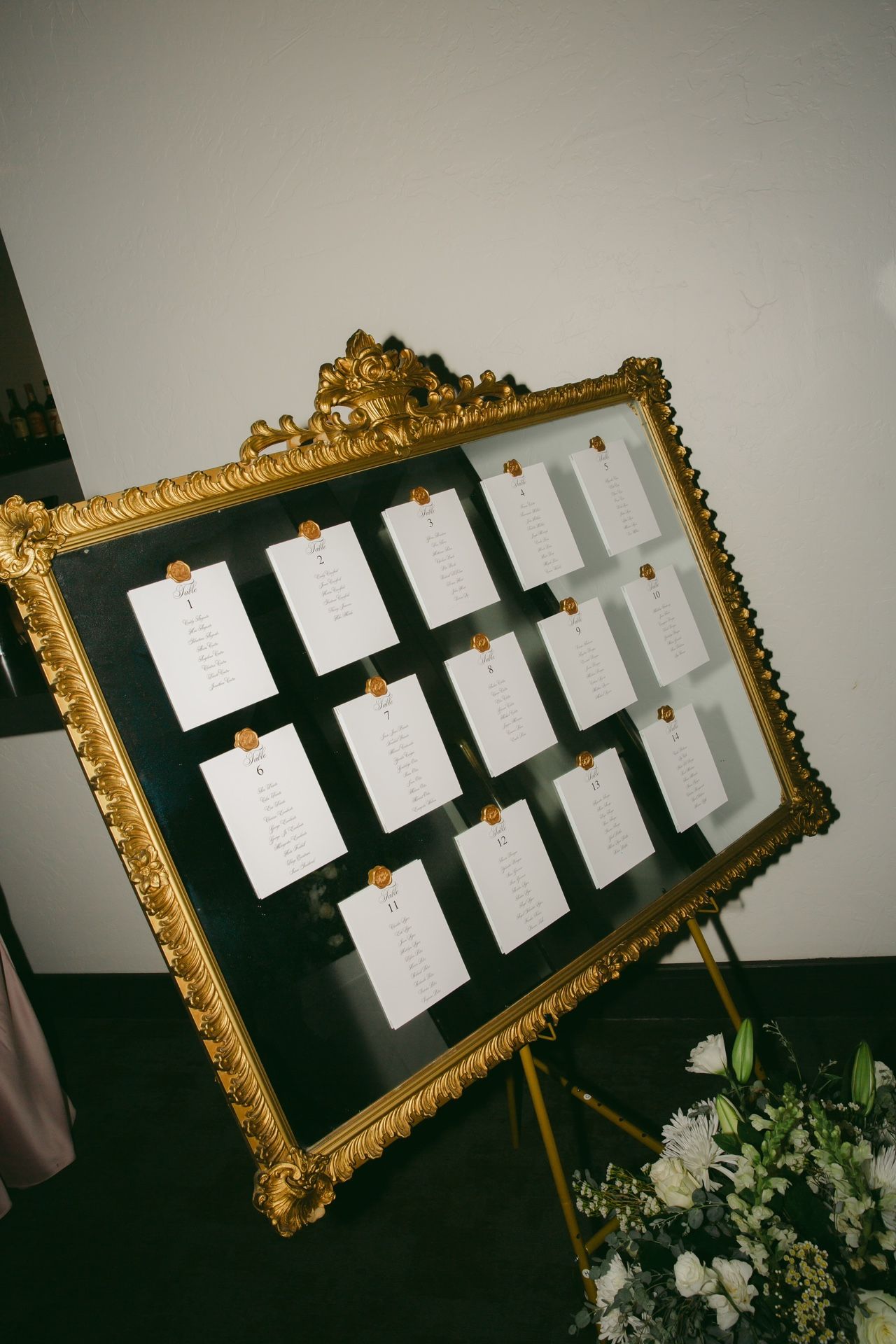 Seating Mirror (Wedding/Event) + Stand