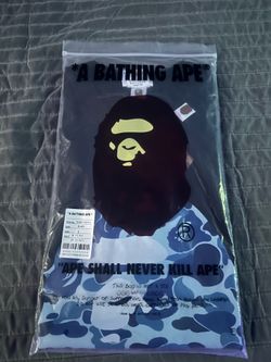 BLUE CAMO BAPE TSHIRT