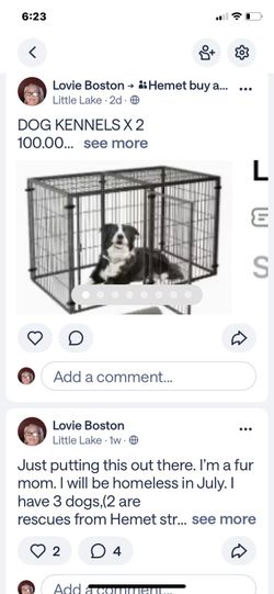 2 dog kennels xlg