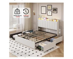 Queen bed frame