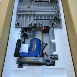 NEW Kobalt Folding Head 9 -Amp 7-in -Blade Sliding Table Tile Saw with Stand