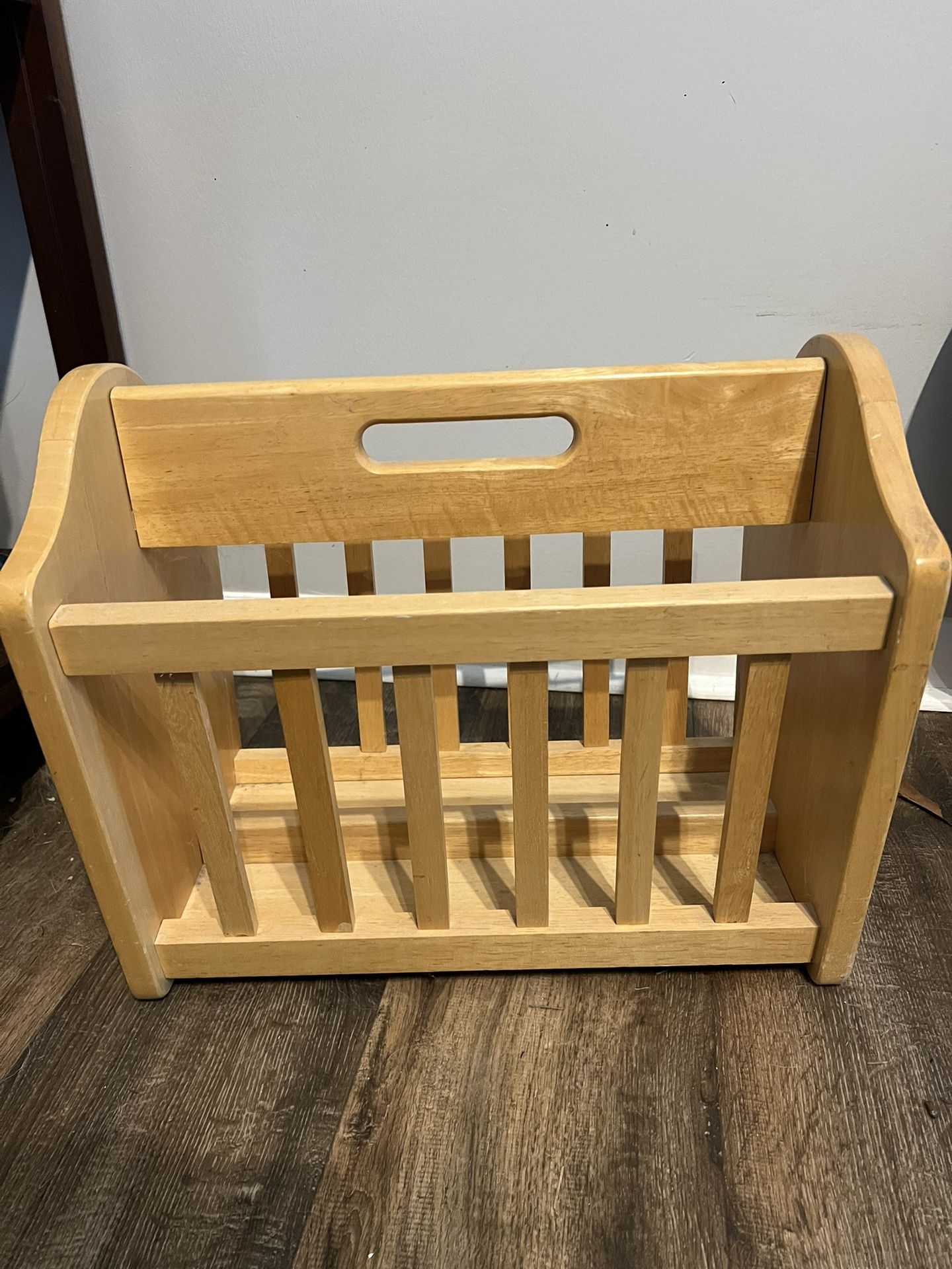 Magazine Rack Solid Maple Wood Very Heavy