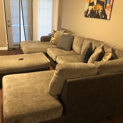 Sectional And Ottoman