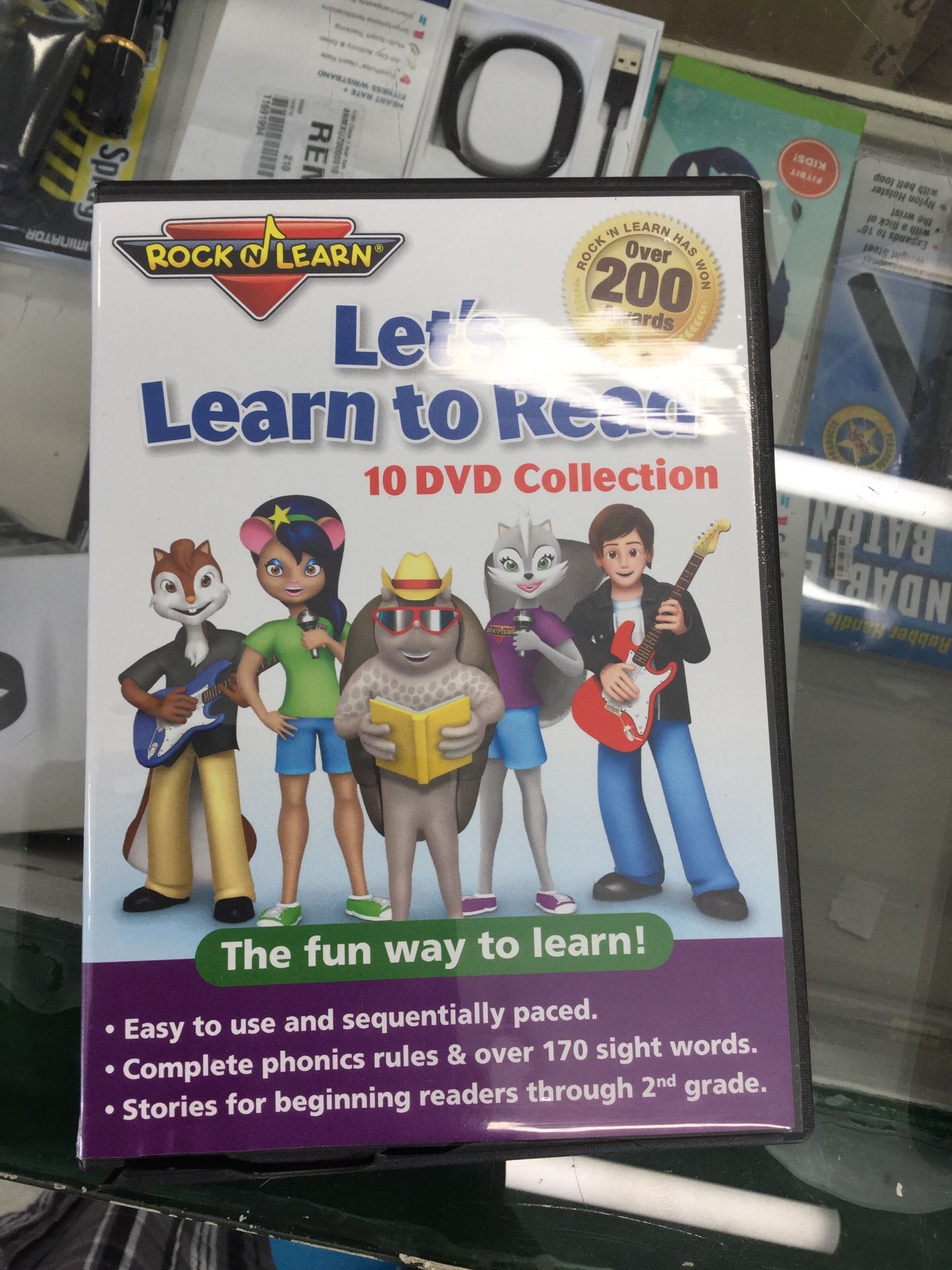 Rock N Learn 10 DVD let's learn to read collection DVDs are