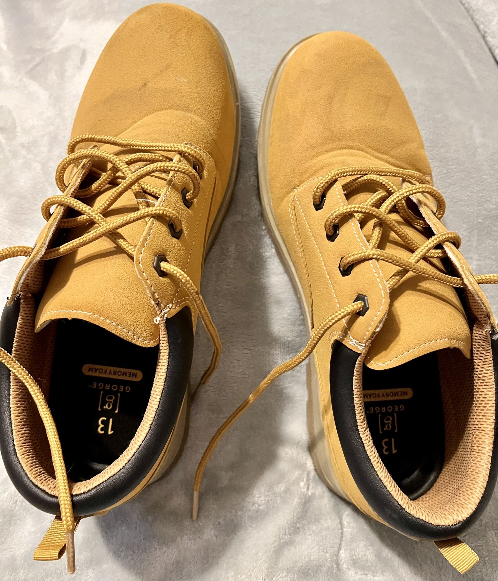 Work Shoes George Memory Foam Size 13