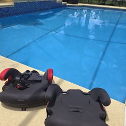 Black And Red Booster Seats