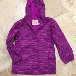 Purple&pink Rain Jacket (Little Girls Size 4/5)