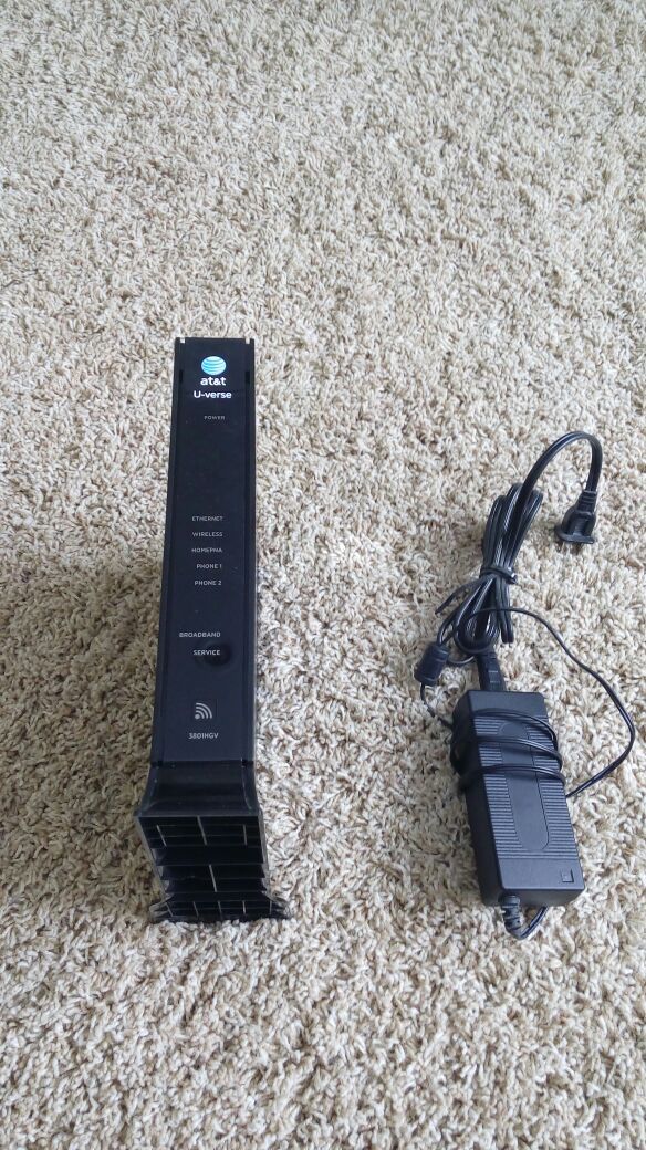 At&t modem and router