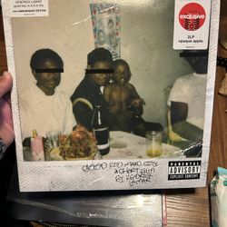 Kendrick Lamar good kid, m.A.A.d city Translucent Black Ice Vinyl SEALED
