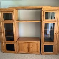 Solid wood cabinet