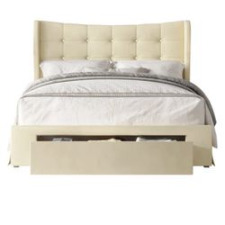 Full Bed Storage Brand new bed frame, never used. Still in original packaging. Pickup only.