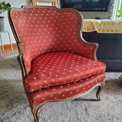 Accent Chair - French Louis XV Bergere Wingback Chair