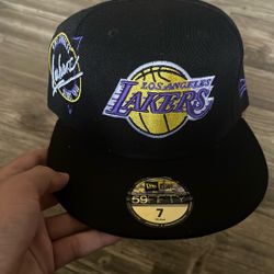 LA Lakers Basketball Hat Size 7