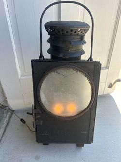 Antique Railroad lantern Lamp