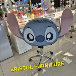 🌲 Stitch Swivel Vanity Chair, Blue Color, New In The Box.