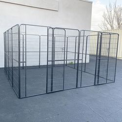 Brand New $290 Heavy Duty 10x10x5ft Tall Pet Playpen 16-Panel Dog Crate Kennel Exercise Cage Fence 