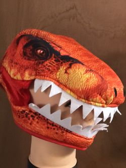 Reptile dinosaur mask! Fiery red New!