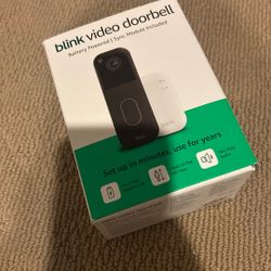 New - Blink Video Doorbell