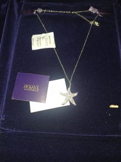 Elizabeth Taylor Starfish Necklace Silverstone 