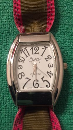 Swap silver tone watch