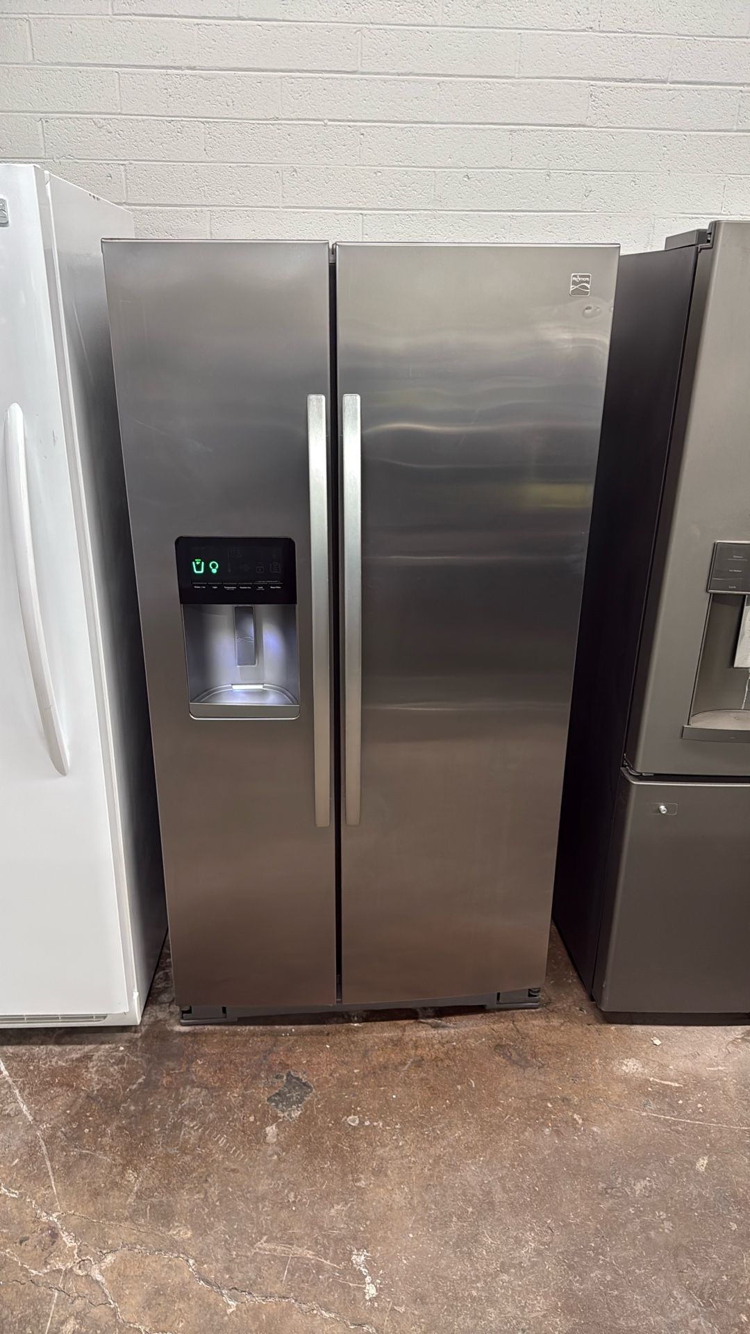 Kenmore Side By Side Stainless Steel Very Clean Works Very...