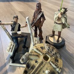 Star Wars Black Series And Statues 