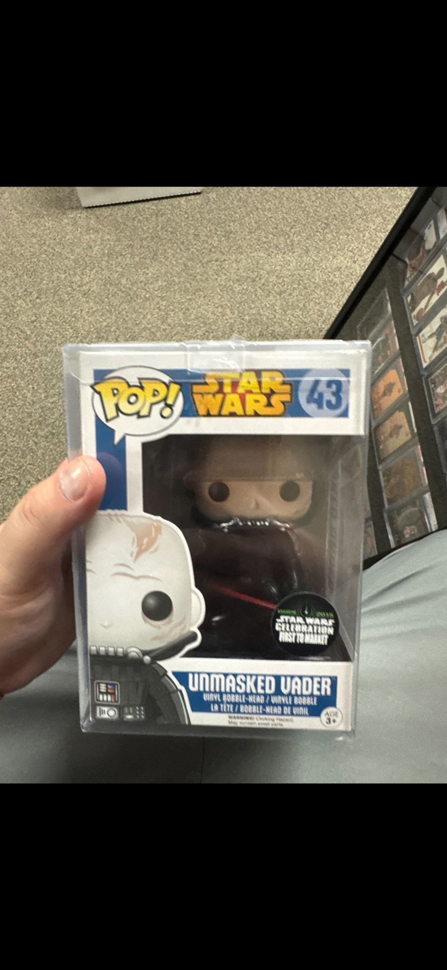 Funko Pop! Star Wars Unmasked Vader 1st to Market # 43