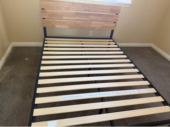 Full size Headboard and  rails