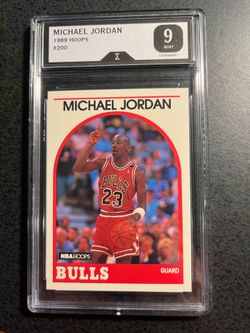 Michael Jordan 1989 Hoops- Grade 9