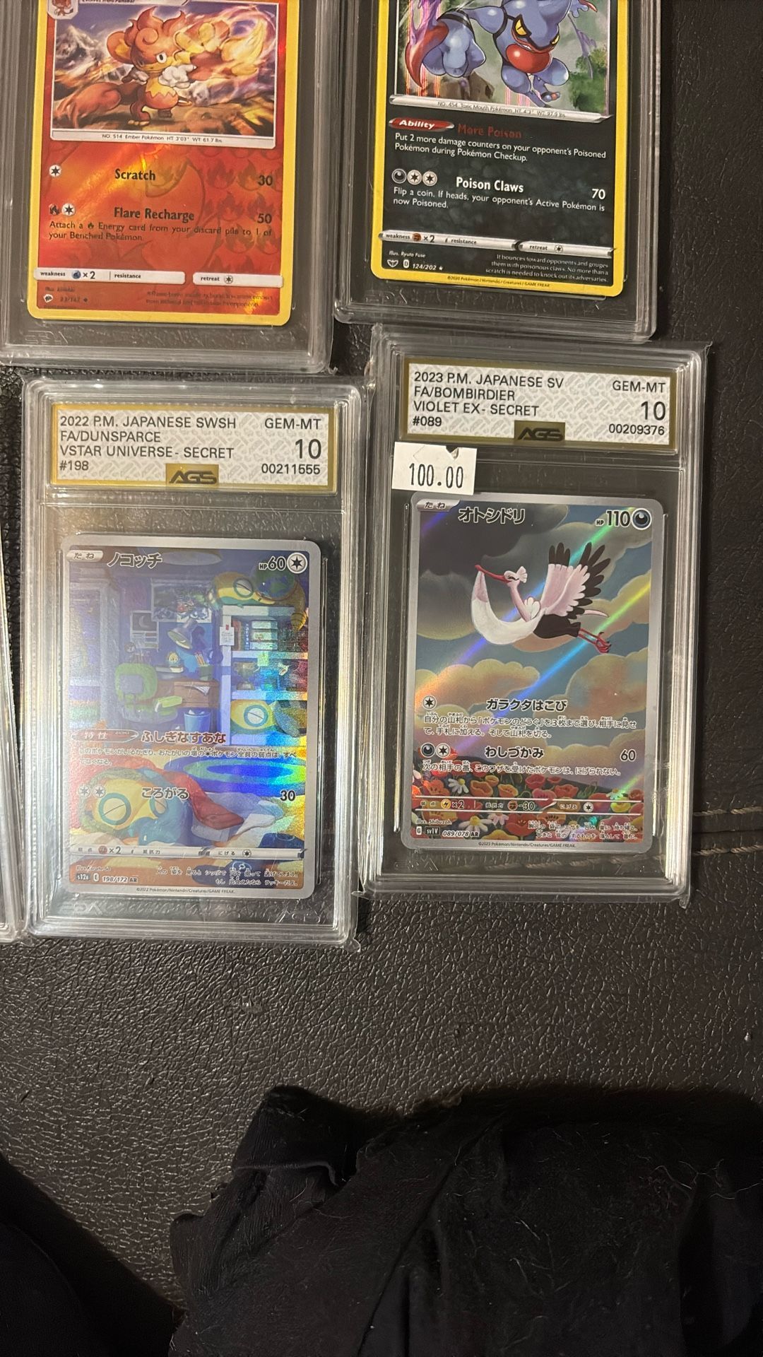 Pokemon Lot Of Graded Cards All 9.5 - 10 Graded
