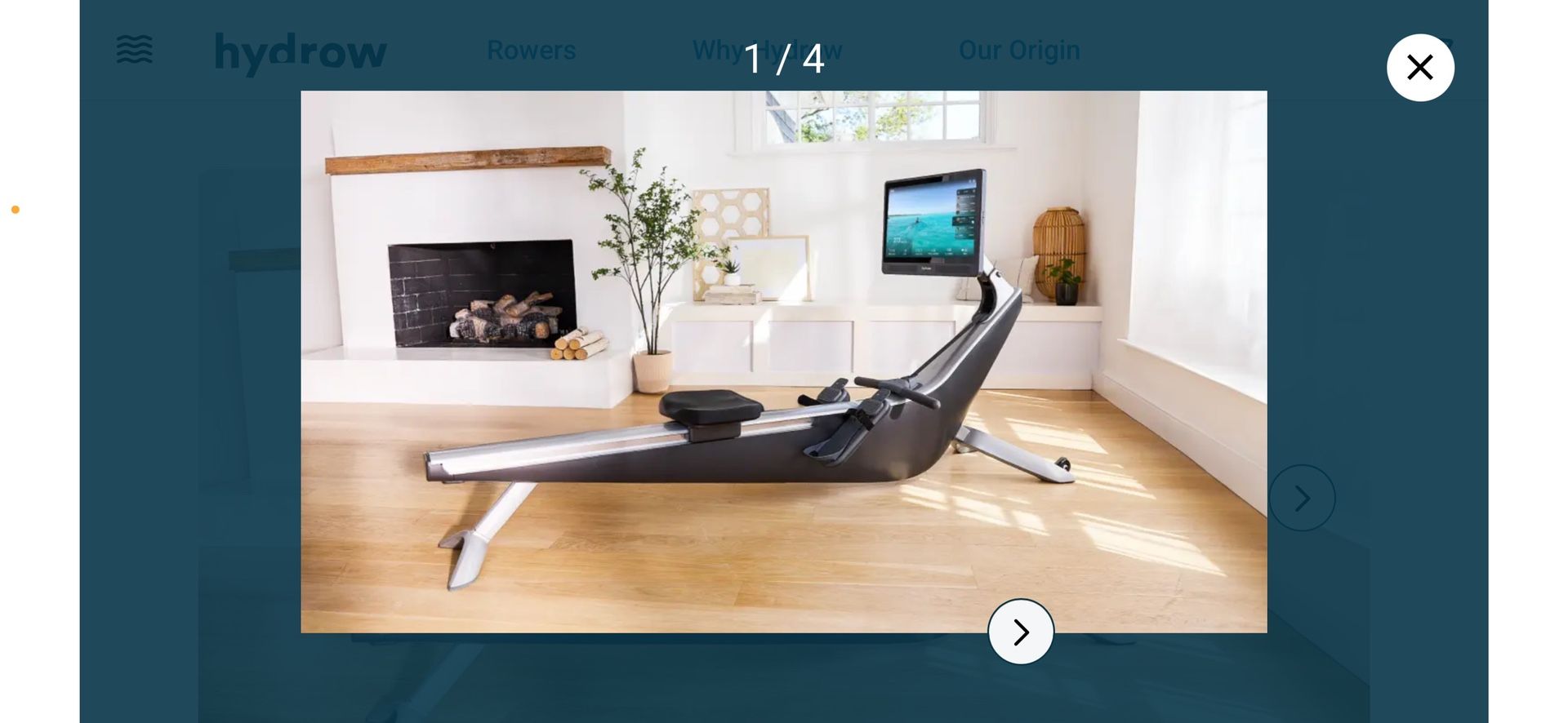 Hydrow Rowing Machine Origin Rower