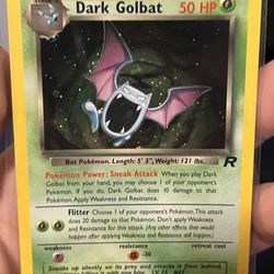 Team Rocket Holo Dark Golbat