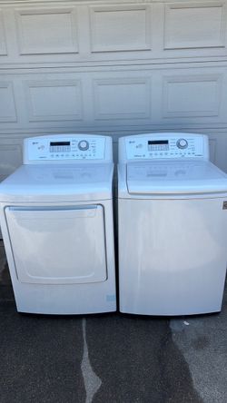 LG. Washer.  Gas Dryer