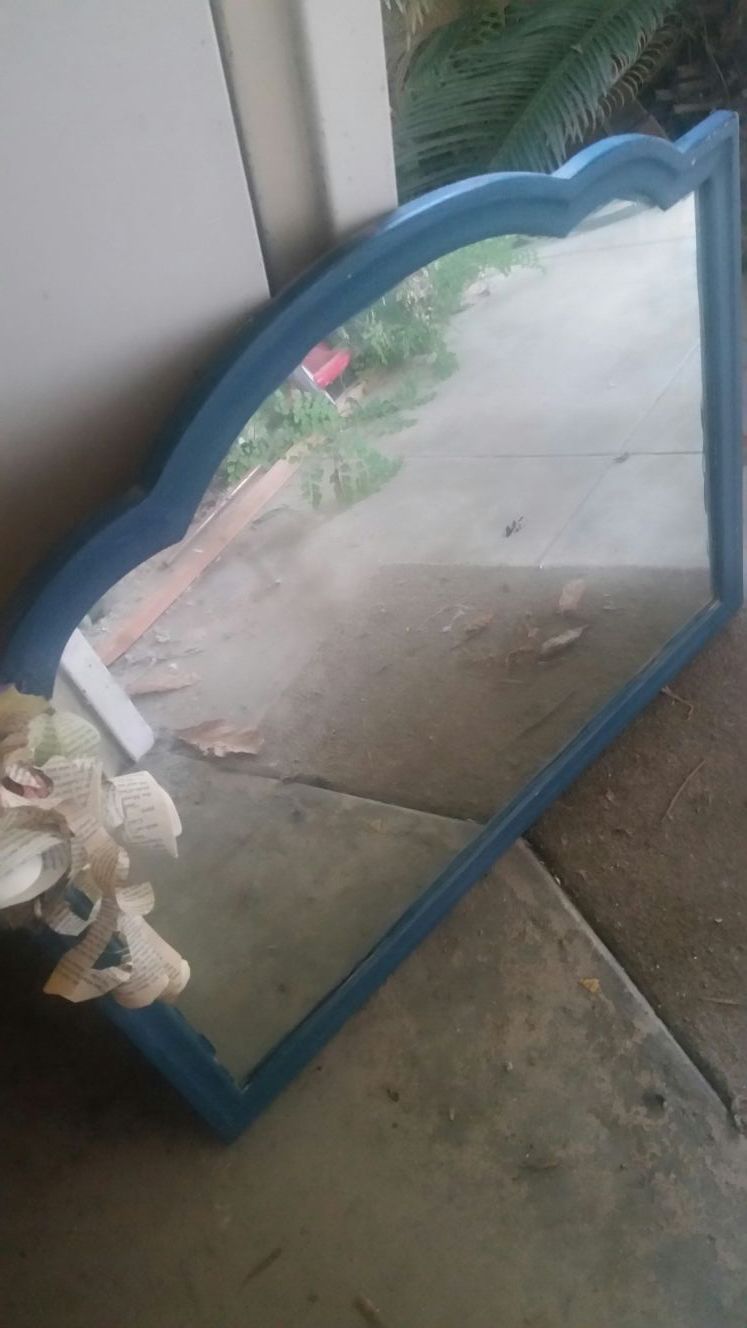Vintage Heavy Mirror