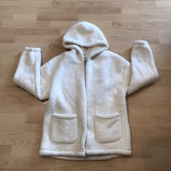 Black Or White Hollister Sweater Cardigan With Hood 