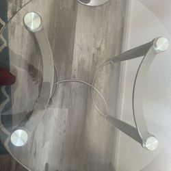 Glass End Table