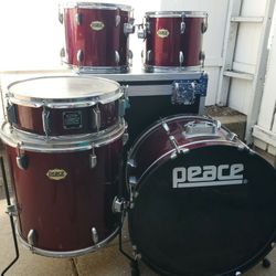 5 Piece Drum Set