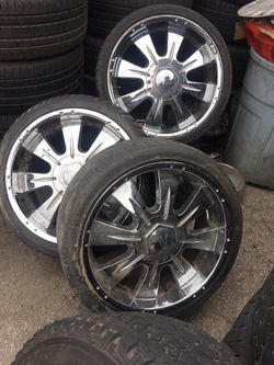 4 rines con llantas 20 c8 para for mustan y Dache 300 espesil por oy mañana