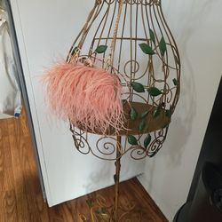 Ostrich Feather Purse