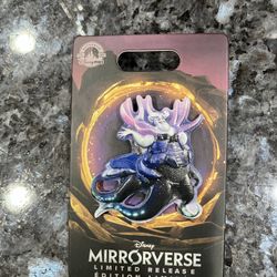 Disney Parks  Mirrorverse Ursula Limited Release Pin.  Brand New On Original Card 