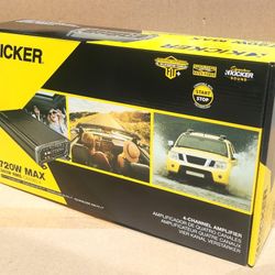 Kicker CX Series Car Power Amplifier 4 Channel Speaker System 720 Watts CXA360.4T 🚨 Payment Options Available 🚨 No Credit Needed 🚨 