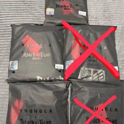 Attack on titan joggers and shirt Young La