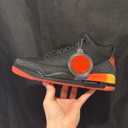 Jordan 3 Retro ‘J Balvin Rip’ Size 9 US