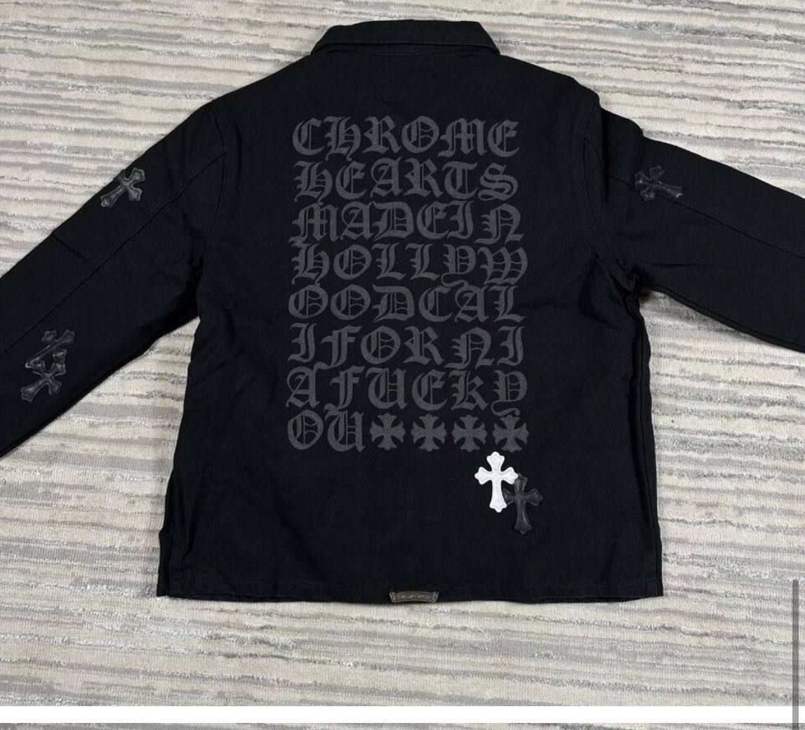 Chrome Hearts Patchwork Denim Jacket