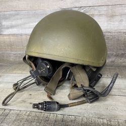 Gentex CVC Tanker Helmet Combat Vehicle Crewman DH-132 Shell W/ Headset Medium 